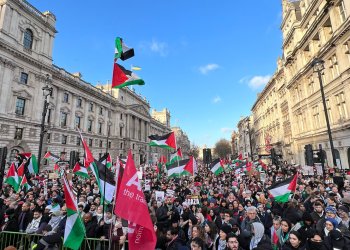 London Protest of 200,000 Calls for Ceasefire and an End to Western Support for Israeli Aggression