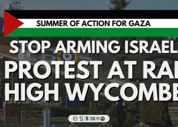Stop Arming Israel: Protest at RAF High Wycombe